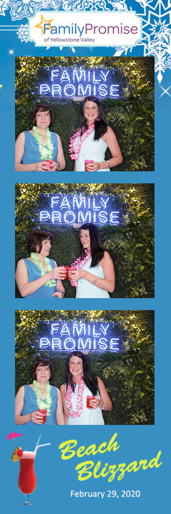 Beach Blizzard Party for a Promise- A Toast To 15 Years! | View more photos from the event at gallery.photoboothbillings.com/u/PhotoBoothBillings/Beach-Blizzard-Party-for-a-Promise-A-Toast-To-15-Years